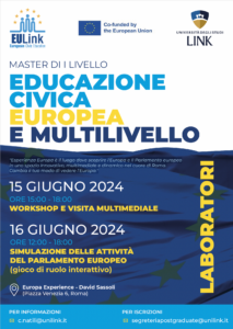 Master I Livello - Educazione Civica Europea e Multimediale
