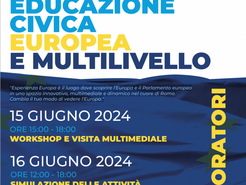 Master I Livello - Educazione Civica Europea e Multimediale